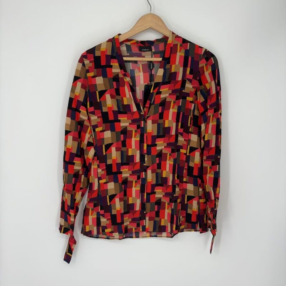 Akris Silk Blouse Multicolored